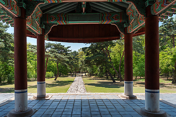 포토 JPG 주간 나무 한국전통 여행 유적지 풍경 사람없음 야외 관광지 맑음 봄 세계문화유산 문화재 역사 한국사 조선시대 사적지 정자각 조선왕릉 홍살문 인순왕후 강릉_역사 국내포토 자연요소 식물 전통 계절 고건축 날씨 한국 전통문 왕릉 파일형식 왕후