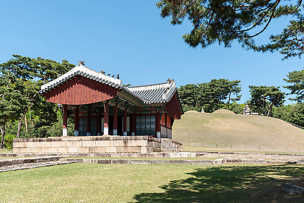 포토 JPG 주간 나무 한국전통 여행 유적지 하늘 풍경 사람없음 야외 관광지 맑음 봄 세계문화유산 문화재 묘 역사 한국사 조선시대 사적지 정자각 조선왕릉 인순왕후 강릉_역사 봉분 국내포토 자연요소 식물 전통 계절 고건축 날씨 한국 무덤 왕릉 파일형식 왕후