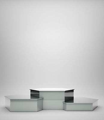 PSD 편집이미지 사람없음 그래픽 3D소스 3D 무대 입체 디지털합성 오브젝트 흰배경 순위 단상 포디움 편집소스 편집3D 백그라운드 흰색 파일형식