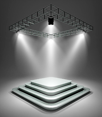 PSD 편집이미지 회색배경 조명 사람없음 그래픽 3D소스 3D 무대 입체 디지털합성 오브젝트 스포트라이트 계단식 단상 무대장치 조명시설 포디움 편집소스 편집3D 백그라운드 장비 회색 시설 파일형식