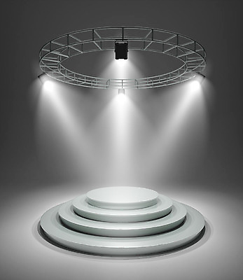 PSD 편집이미지 회색배경 조명 사람없음 그래픽 3D소스 3D 무대 입체 디지털합성 오브젝트 스포트라이트 계단식 단상 무대장치 조명시설 포디움 편집소스 편집3D 백그라운드 장비 회색 시설 파일형식