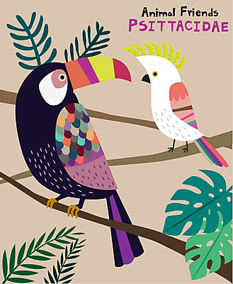 나무 동물 동물캐릭터 두마리 일러스트 조류 나뭇잎 함께함 사람없음 친구 컬러풀 귀여움 나뭇가지 화려 깃털 앵무새 여우캐릭터 국내일러스트 일러캐릭터 AI파일 식물 캐릭터 컬러 컨셉 잎 2 관계 여우 파일형식 벡터