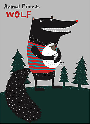 나무 동물 동물캐릭터 두마리 일러스트 사람없음 귀여움 잡기 양 숲속 숲 먹이 무서움 사냥 숲길 늑대 나쁜 고슴도치캐릭터 먹이사냥 국내일러스트 일러캐릭터 AI파일 식물 캐릭터 감정 길 컨셉 2 포유류 모션 고슴도치 파일형식 벡터