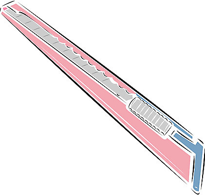 EPS 클립아트 일러스트 비즈니스 문구용품 사람없음 사무용품 칼 오브젝트 커터 커터칼 국내일러스트 파일형식 벡터