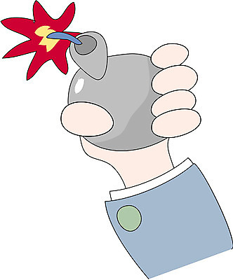 EPS 클립아트 손 무기 신체 일러스트 비즈니스 신체부위 폭탄 수류탄 국내일러스트 사람 폭발물 파일형식 벡터