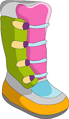 EPS 클립아트 잡화 스포츠용품 신발 일러스트 스키 부츠 사람없음 레포츠 방한용 국내일러스트 스포츠 레저 겨울스포츠 오브젝트 파일형식 벡터