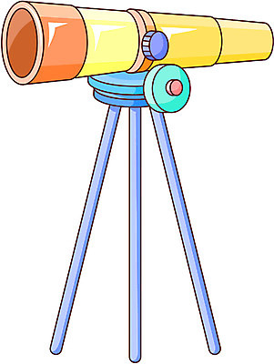 EPS 클립아트 과학 일러스트 실험기구 사람없음 우주 망원경 오브젝트 관측 천체망원경 관측기 국내일러스트 파일형식 벡터