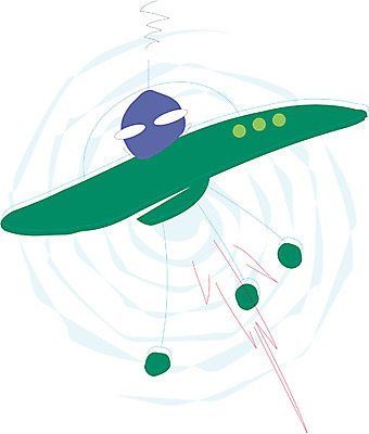 EPS 클립아트 일러스트 사람없음 우주 우주선 UFO 비행체 국내일러스트 미확인물체 파일형식 벡터