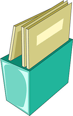 EPS 일러스트 비즈니스 사람없음 사무용품 오브젝트 문서 파일 문서보관상자 국내일러스트 문구용품 상자 파일형식 벡터