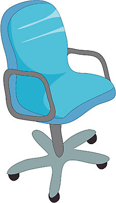 EPS 클립아트 가구 의자 일러스트 사람없음 오브젝트 사무실의자 국내일러스트 생활용품 파일형식 벡터