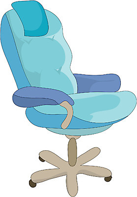 EPS 클립아트 가구 의자 일러스트 사람없음 오브젝트 사무실의자 국내일러스트 생활용품 파일형식 벡터