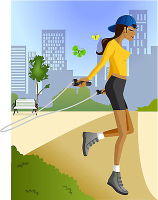 EPS 주간 여자 스포츠 일러스트 건강 한명 사람 20대 성인 취미 야외 운동 헬스 줄넘기 여름스포츠 여자만 여자한명만 성인여자만 청년만 청년여자만 성인한명만 청년여자한명만 성인여자한명만 성인만 국내일러스트 자연요소 1 청년 파일형식 벡터 여름_계절