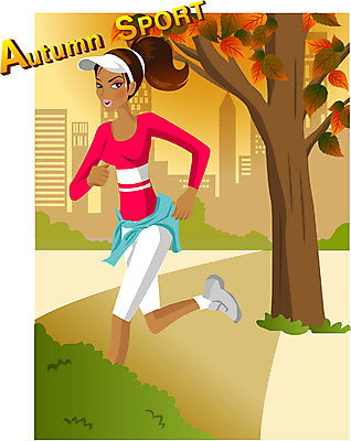 EPS 계절 여자 스포츠 일러스트 건강 한명 사람 20대 성인 취미 야외 달리기 조깅 운동 헬스 가을 여자만 여자한명만 성인여자만 청년만 청년여자만 성인한명만 청년여자한명만 성인여자한명만 성인만 국내일러스트 1 모션 청년 파일형식 벡터