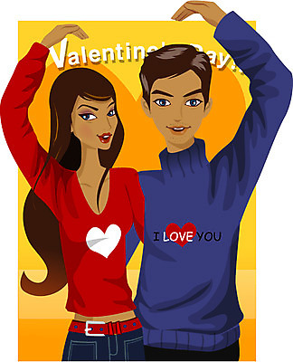 EPS 커플 여자 기념일 남자 일러스트 발렌타인데이 사랑 사람 이벤트 두명 로맨틱 국내일러스트 감정 컨셉 관계 데이이벤트 파일형식 벡터