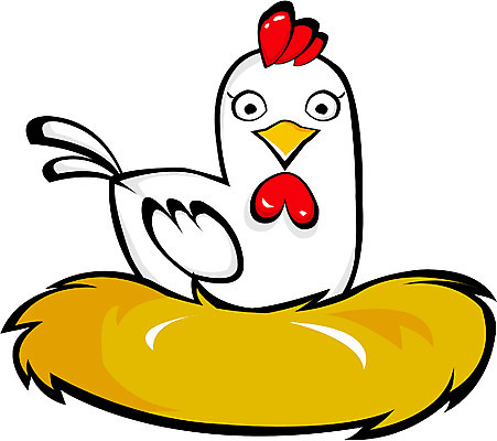 EPS 클립아트 동물 척추동물 캐릭터 일러스트 조류 사람없음 가축 닭 둥지 보금자리 일러캐릭터 파일형식 벡터