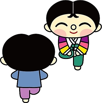 EPS 전신 클립아트 여자 명절 남자 어린이 일러스트 새해 서기 사람 소녀 소년 두명 설날 전통놀이 한복 닭싸움 어린이만 국내일러스트 한국전통 전통 기념일 모션 놀이 전통의상 싸움 파일형식 벡터