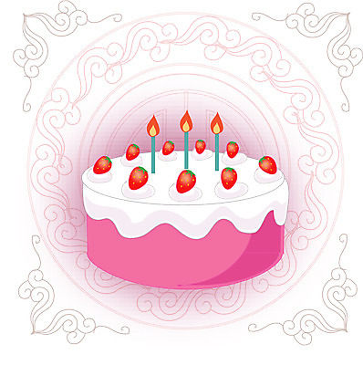 EPS 음식 일러스트 디저트 발렌타인데이 사람없음 파티 케이크 축하 생일 국내일러스트 기념일 컨셉 데이이벤트 이벤트 파일형식 벡터