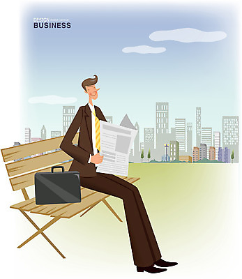 EPS 주간 직업 공원 공공시설 남자 벤치 일러스트 비즈니스 상상 휴식 한명 사람 20대 성인 야외 건물 직장인 비즈니스맨 신문 남자만 남자한명만 성인남자만 청년만 청년남자만 청년남자한명만 성인한명만 성인남자한명만 성인만 국내일러스트 자연요소 1 건축물 컨셉 의자 청년 간행물 뉴스 시설 파일형식 벡터