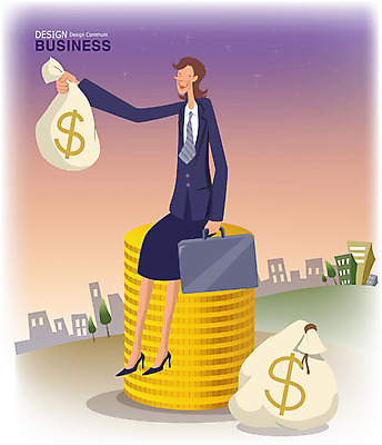 EPS 직업 여자 돈 일러스트 비즈니스 상상 한명 사람 20대 성인 야외 금융 경제 직장인 비즈니스우먼 여자만 여자한명만 성인여자만 청년만 청년여자만 성인한명만 청년여자한명만 성인여자한명만 성인만 국내일러스트 1 청년 재산 파일형식 벡터