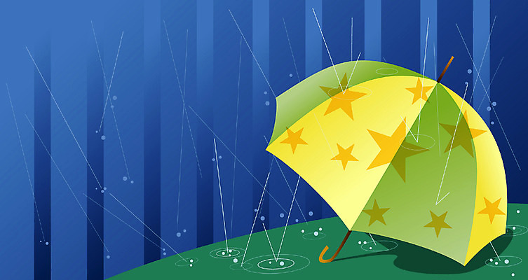 EPS 잡화 사계절 계절 백그라운드 일러스트 우산 자연 풍경 사람없음 여름 비 장마 소서 국내일러스트 자연요소 날씨 비_날씨 절기 생태계 파일형식 벡터