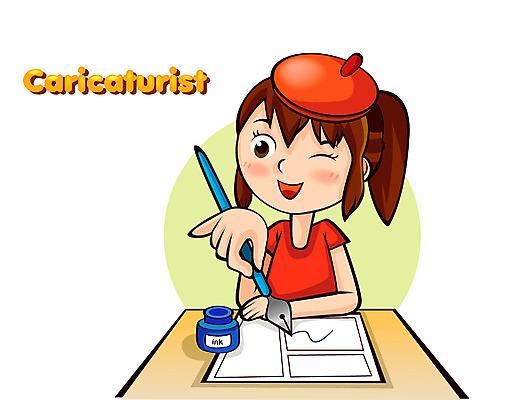 EPS 직업 캐릭터 여자 일러스트 홍보캐릭터 청소년 잉크 직업캐릭터 청소년캐릭터 한명 사람 10대 펜 만년필 만화가 여자만 여자한명만 십대만 십대여자만 십대여자한명만 일러캐릭터 1 인물캐릭터 필기구 파일형식 벡터