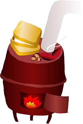 EPS 클립아트 생활용품 일러스트 사람없음 스토브 난방기 난로 오브젝트 도시락 난방 연탄난로 국내일러스트 음식 가전제품 난방용품 파일형식 벡터