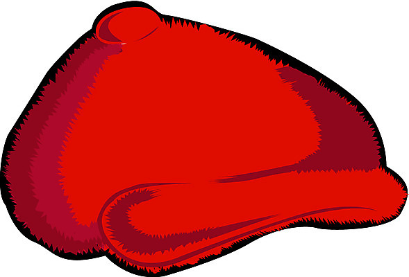 EPS 모자 잡화 옷 일러스트 털모자 사람없음 빨간색 겨울옷 방한용 국내일러스트 모자_잡화 컬러 겨울 파일형식 벡터