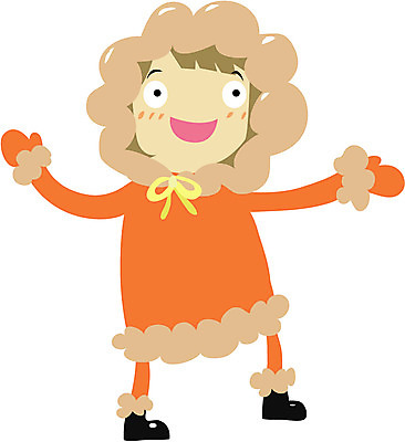 EPS 클립아트 계절 여자 초등학생 어린이 겨울 일러스트 한명 사람 소녀 털옷 여자만 여자한명만 어린이만 소녀만 소녀한명만 국내일러스트 1 학생 옷 파일형식 벡터