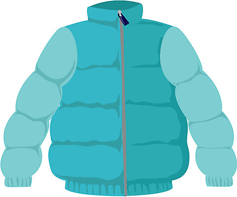 EPS 클립아트 옷 겨울 일러스트 사람없음 점퍼 외투 재킷 방한용 국내일러스트 계절 상의 파일형식 벡터
