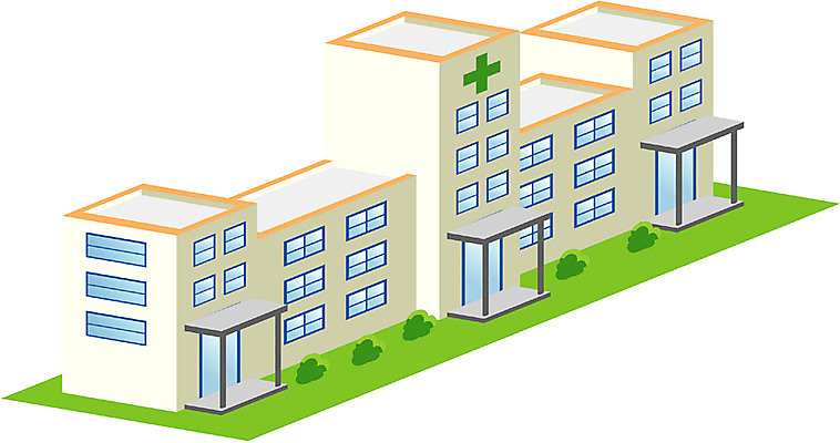 EPS 시설물 건축물 공공시설 현대건축 건축 일러스트 병원 사람없음 건물 모던 의료시설 국내일러스트 의학 시설 파일형식 벡터