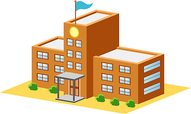 EPS 시설물 교육 현대건축 건축 일러스트 학교 사람없음 건물 깃발 모던 교육시설 국내일러스트 건축물 시설 파일형식 벡터