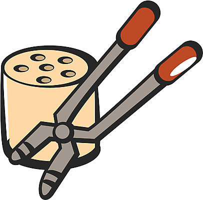 EPS 클립아트 생활용품 겨울 일러스트 사람없음 오브젝트 연료 난방 연탄 연탄집게 국내일러스트 계절 집게 파일형식 벡터