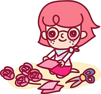 EPS 전신 클립아트 여자 기념일 꽃 초등학생 어린이 일러스트 화이트데이 발렌타인데이 한명 사람 앉기 소녀 여자만 여자한명만 어린이만 소녀만 소녀한명만 국내일러스트 가위손 식물 1 학생 모션 데이이벤트 손짓 이벤트 파일형식 벡터