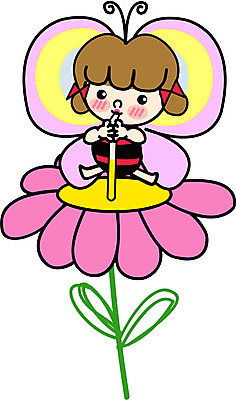 EPS 전신 클립아트 식물 사계절 계절 여자 꽃 나비 곤충 절지류 일러스트 상상 자연 사람 봄 여자만 국내일러스트 동물 생태계 파일형식 벡터