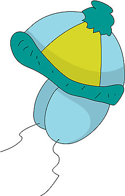 EPS 클립아트 모자 잡화 옷 일러스트 털모자 사람없음 방한용 국내일러스트 모자_잡화 파일형식 벡터