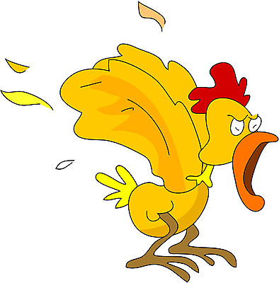 EPS 클립아트 동물 척추동물 캐릭터 한마리 일러스트 조류 사람없음 가축 닭 수탉 일러캐릭터 1 수컷 파일형식 벡터