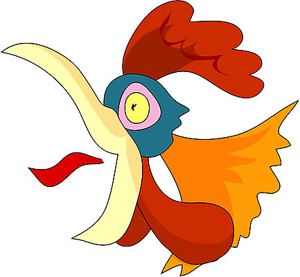 EPS 클립아트 동물 척추동물 캐릭터 한마리 일러스트 조류 사람없음 가축 닭 수탉 일러캐릭터 1 수컷 파일형식 벡터