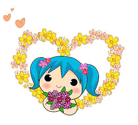 EPS 클립아트 사계절 계절 여자 꽃 초등학생 어린이 일러스트 자연 한명 사람 소녀 상반신 봄 하트 여자만 여자한명만 어린이만 소녀만 소녀한명만 국내일러스트 모양 식물 1 학생 생태계 파일형식 벡터