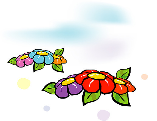 EPS 주간 클립아트 식물 사계절 계절 꽃 컬러 일러스트 사람없음 야외 컬러풀 봄 국내일러스트 자연요소 파일형식 벡터