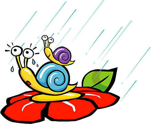 EPS 클립아트 동물 사계절 계절 꽃 야생동물 일러스트 연체동물 사람없음 봄 봄비 비 달팽이 국내일러스트 자연요소 식물 날씨 무척추동물 비_날씨 파일형식 벡터