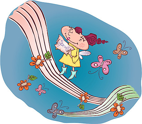 EPS 전신 사계절 계절 여자 꽃 나비 곤충 일러스트 상상 한명 사람 20대 성인 판타지 봄 비행 여자만 여자한명만 성인여자만 청년만 청년여자만 성인한명만 청년여자한명만 성인여자한명만 성인만 국내일러스트 식물 동물 1 청년 파일형식 벡터