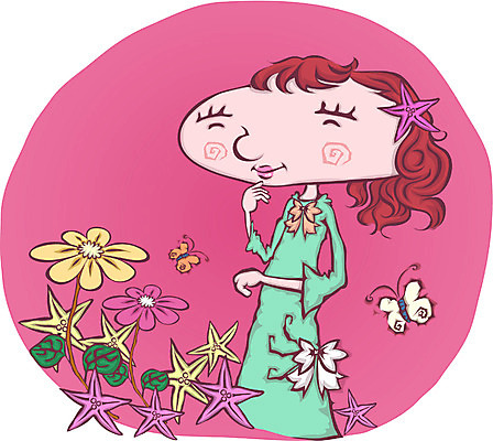 EPS 사계절 계절 여자 꽃 나비 곤충 일러스트 한명 서기 사람 상반신 20대 성인 판타지 봄 여자만 여자한명만 성인여자만 청년만 청년여자만 성인한명만 청년여자한명만 성인여자한명만 성인만 국내일러스트 식물 동물 1 모션 상상 청년 파일형식 벡터