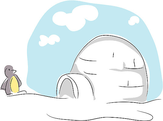 EPS 주간 클립아트 시설물 건축 외국문화 고건축 일러스트 주택 사람없음 야외 남극 극지방 북극 펭귄 이글루 얼음집 북극건축 국내일러스트 자연요소 건축물 문화 해외건축 조류 건물 지역 파일형식 벡터