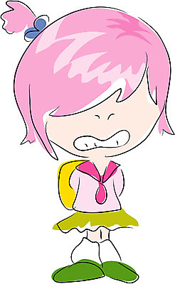 EPS 클립아트 학생 여학생 여자 일러스트 청소년 한명 사람 10대 입학 여자만 여자한명만 십대만 십대여자만 십대여자한명만 국내일러스트 1 교육 파일형식 벡터