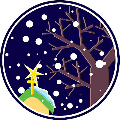 EPS 클립아트 나무 식물 사계절 계절 겨울 일러스트 자연 날씨 사람없음 교회 눈 국내일러스트 자연요소 종교건축 건물 생태계 파일형식 벡터