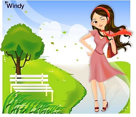 EPS 주간 나무 여자 벤치 일러스트 자연 바람 날씨 한명 사람 20대 성인 야외 햇빛 맑음 봄 여자만 여자한명만 성인여자만 청년만 청년여자만 성인한명만 청년여자한명만 성인여자한명만 성인만 국내일러스트 자연요소 식물 1 계절 의자 청년 태양 생태계 파일형식 벡터