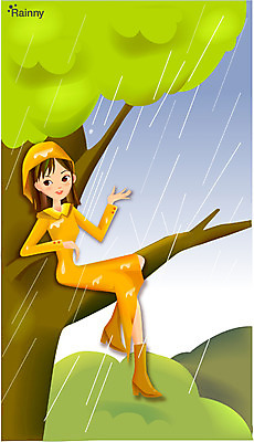 EPS 나무 여자 일러스트 자연 날씨 한명 사람 20대 성인 야외 비 우비 소서 여자만 여자한명만 성인여자만 청년만 청년여자만 성인한명만 청년여자한명만 성인여자한명만 성인만 국내일러스트 자연요소 식물 1 옷 청년 여름 절기 생태계 파일형식 벡터