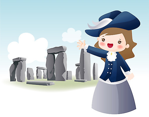 EPS 캐릭터 여자 유럽 초등학생 어린이 외국문화 여행 유적 일러스트 휴가 영국 한명 사람 소녀 관광지 세계 세계여행 전통의상 솔즈베리평원 스톤헨지 여자만 여자한명만 어린이만 소녀만 소녀한명만 일러캐릭터 1 학생 전통 나라 문화 파일형식 벡터