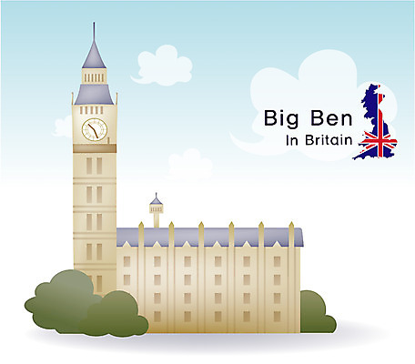 EPS 주간 시설물 건축 유럽 외국문화 여행 고건축 일러스트 유럽건축 휴가 영국 사람없음 야외 관광지 세계 세계여행 국기 런던 국회의사당 빅벤 국내일러스트 자연요소 건축물 나라 문화 서양건축 시계탑 파일형식 벡터