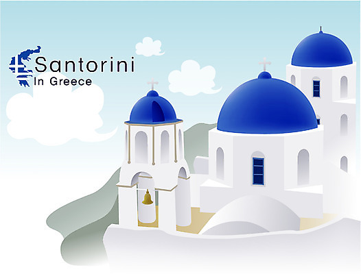 EPS 주간 시설물 건축 유럽 외국문화 여행 고건축 일러스트 유럽건축 휴가 사람없음 야외 관광지 세계 세계여행 국기 지중해 그리스 산토리니 에게해 키클라데스제 국내일러스트 자연요소 건축물 나라 문화 바다 서양건축 파일형식 벡터